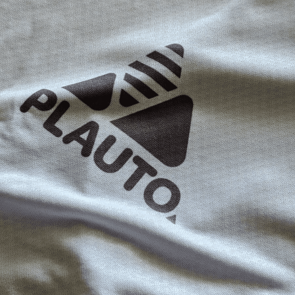 Branco com logo cinza