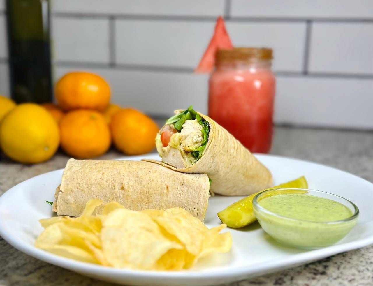 Lean Chicken Wrap