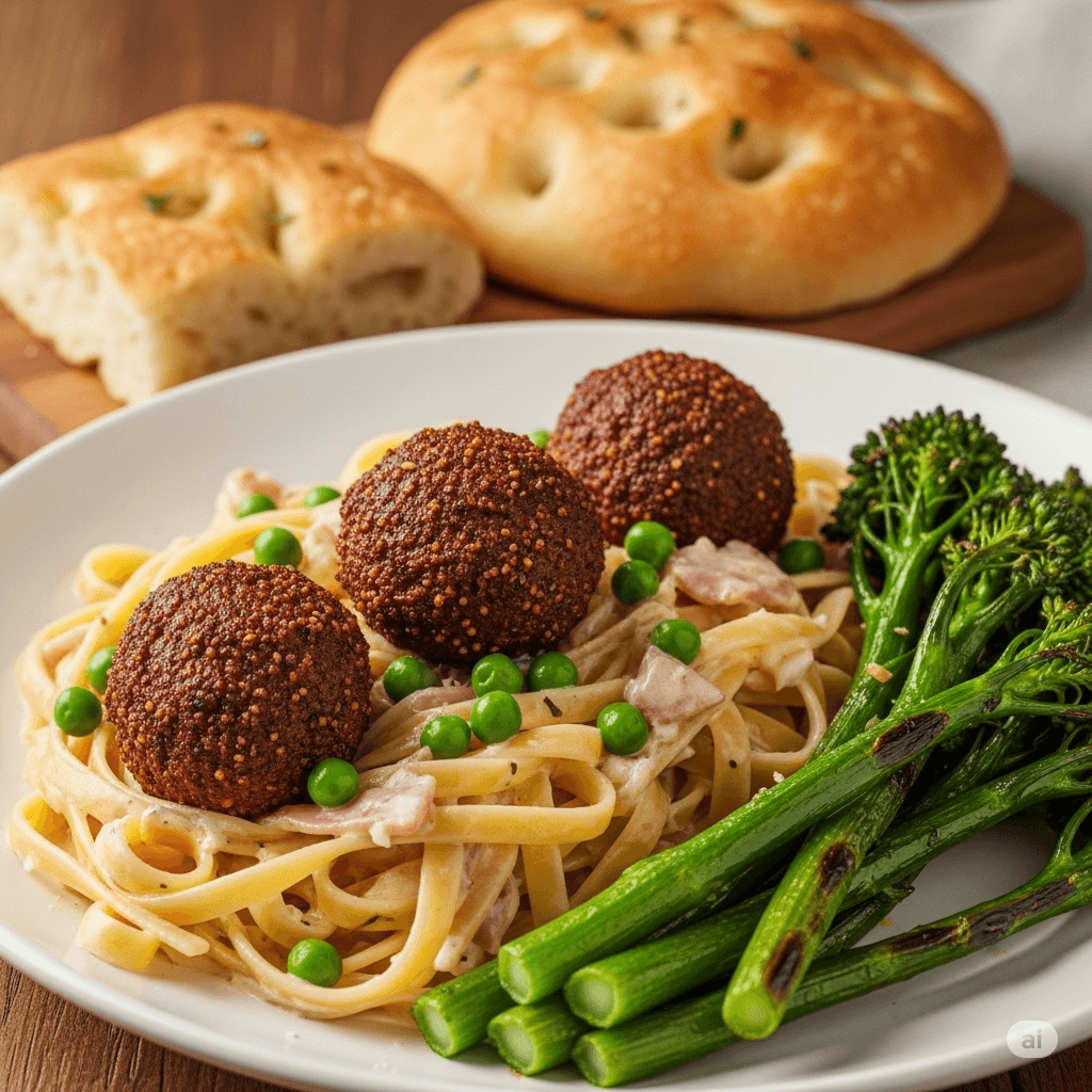 https://storage.tally.so/dce50bad-1fe4-49af-9608-dc24b2b7628e/Black-Pepper-Crusted-Sausage-Meatballs-Tagliatelle-Pasta-Carbonara-w-English-Peas-Roasted-Broccolini-and-Fresh-Focaccia.png
