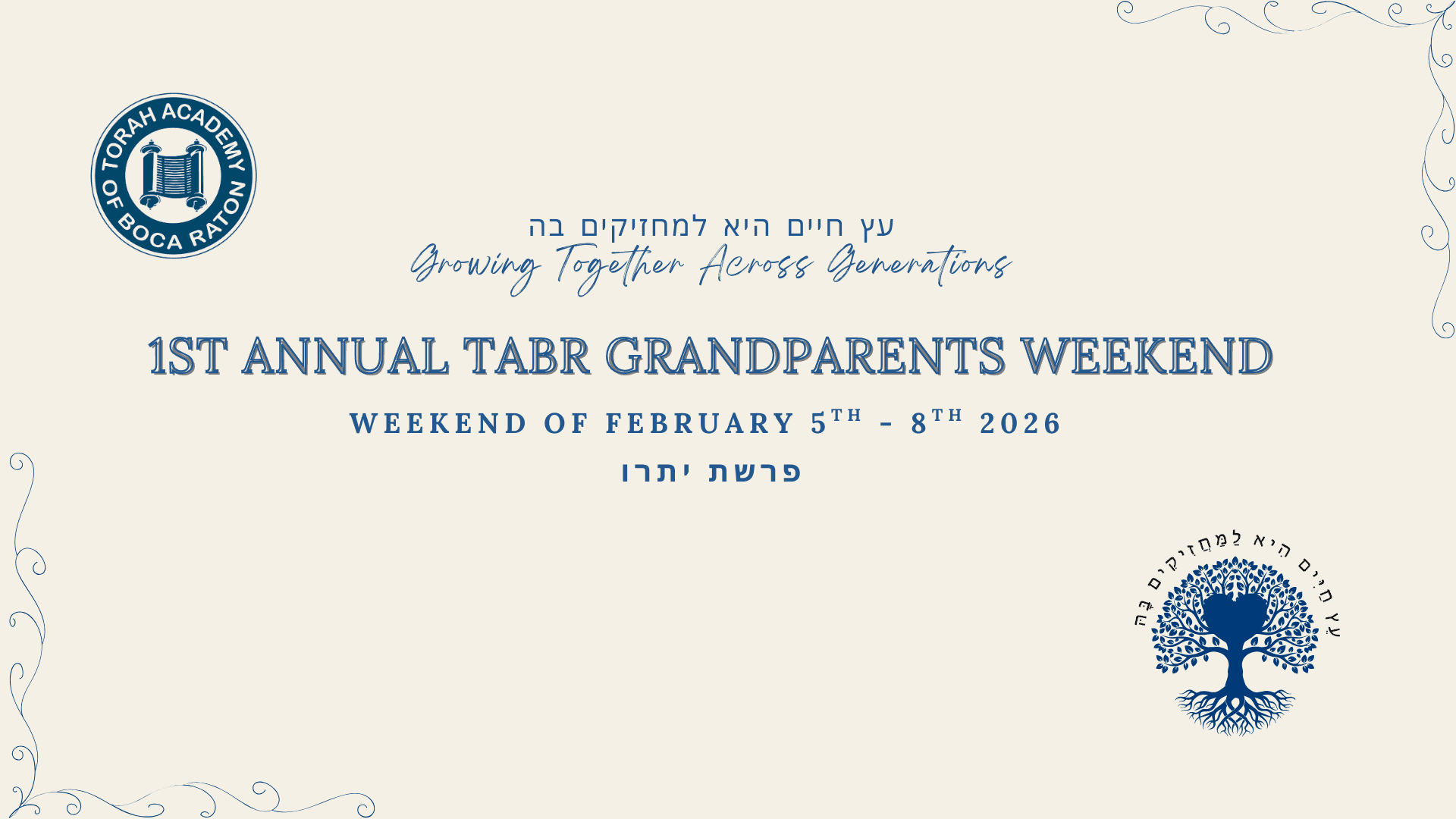 TABR Grandparents Weekend - Registration Form