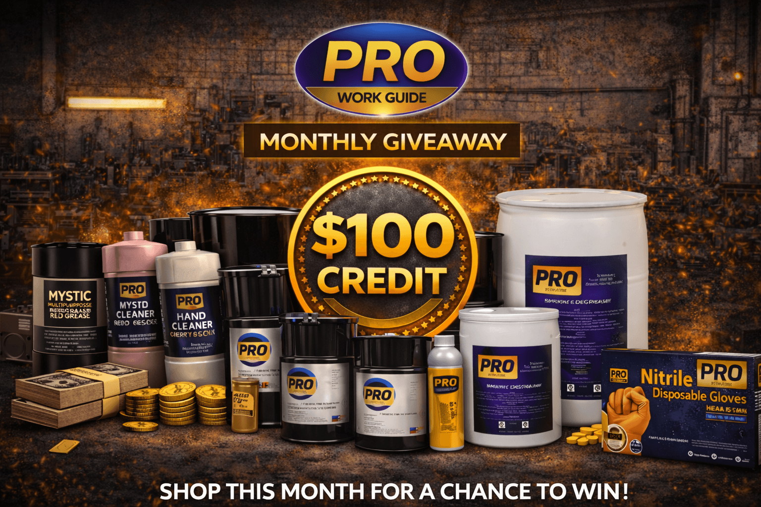 Pro Work Guide Pro Work Guide $100 Store Credit Giveaway