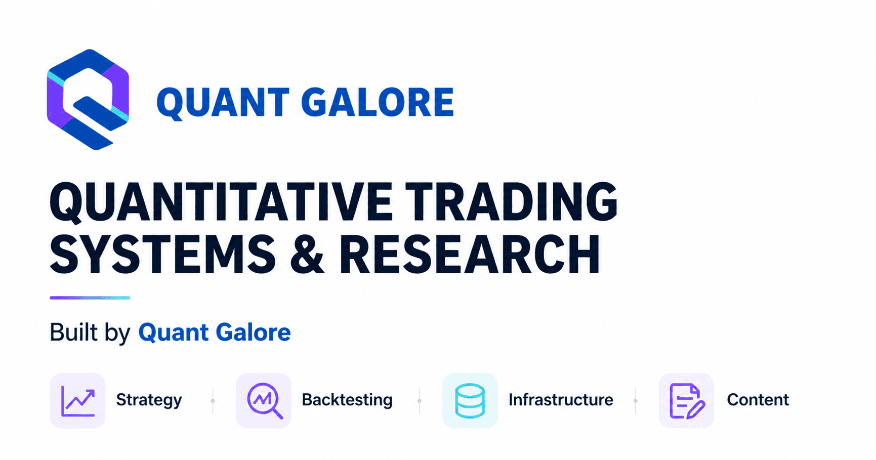 Quant Galore | Quantitative Trading Systems & Research Consulting