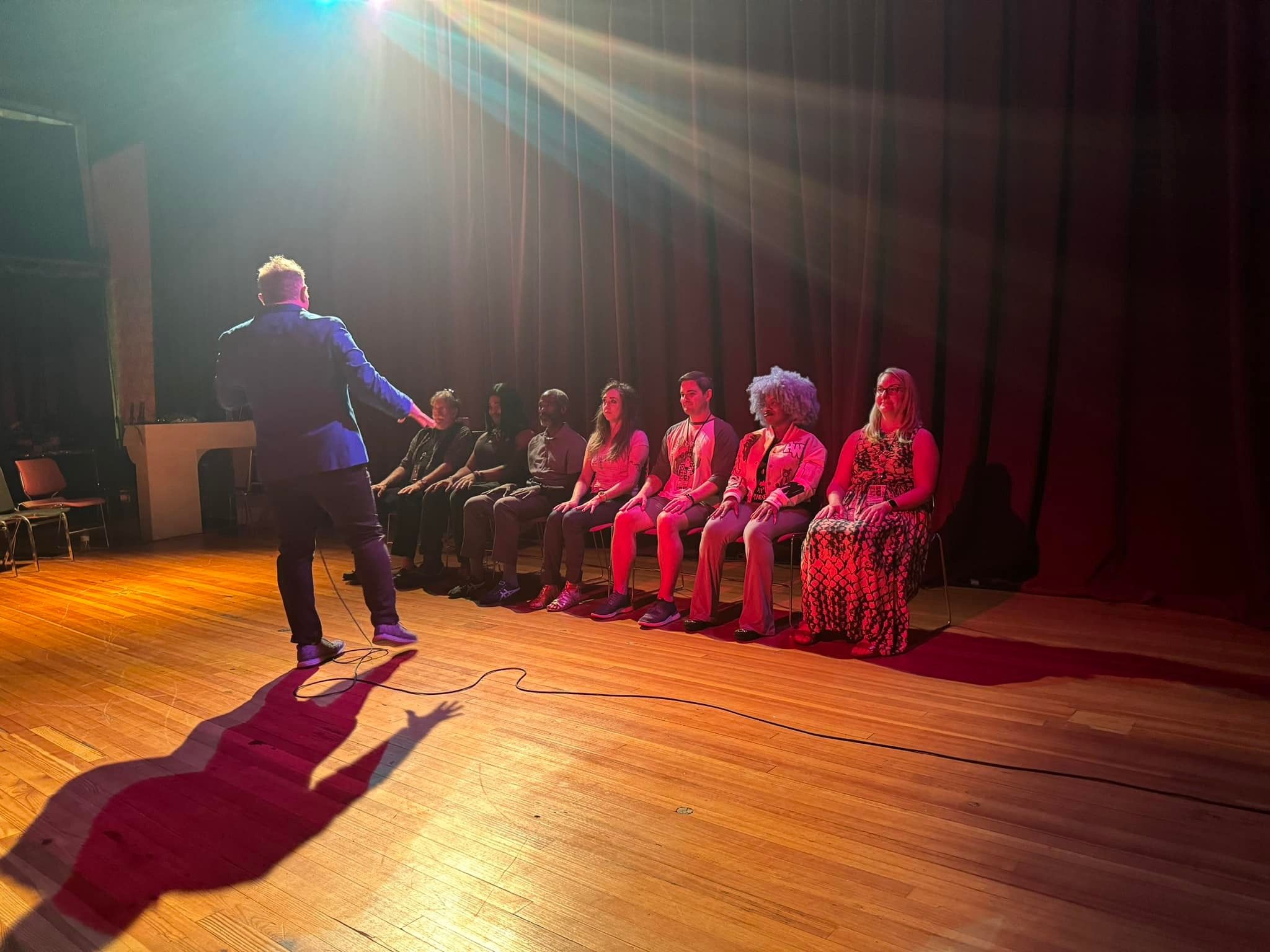 Performing photo of magician Judge Mentalist