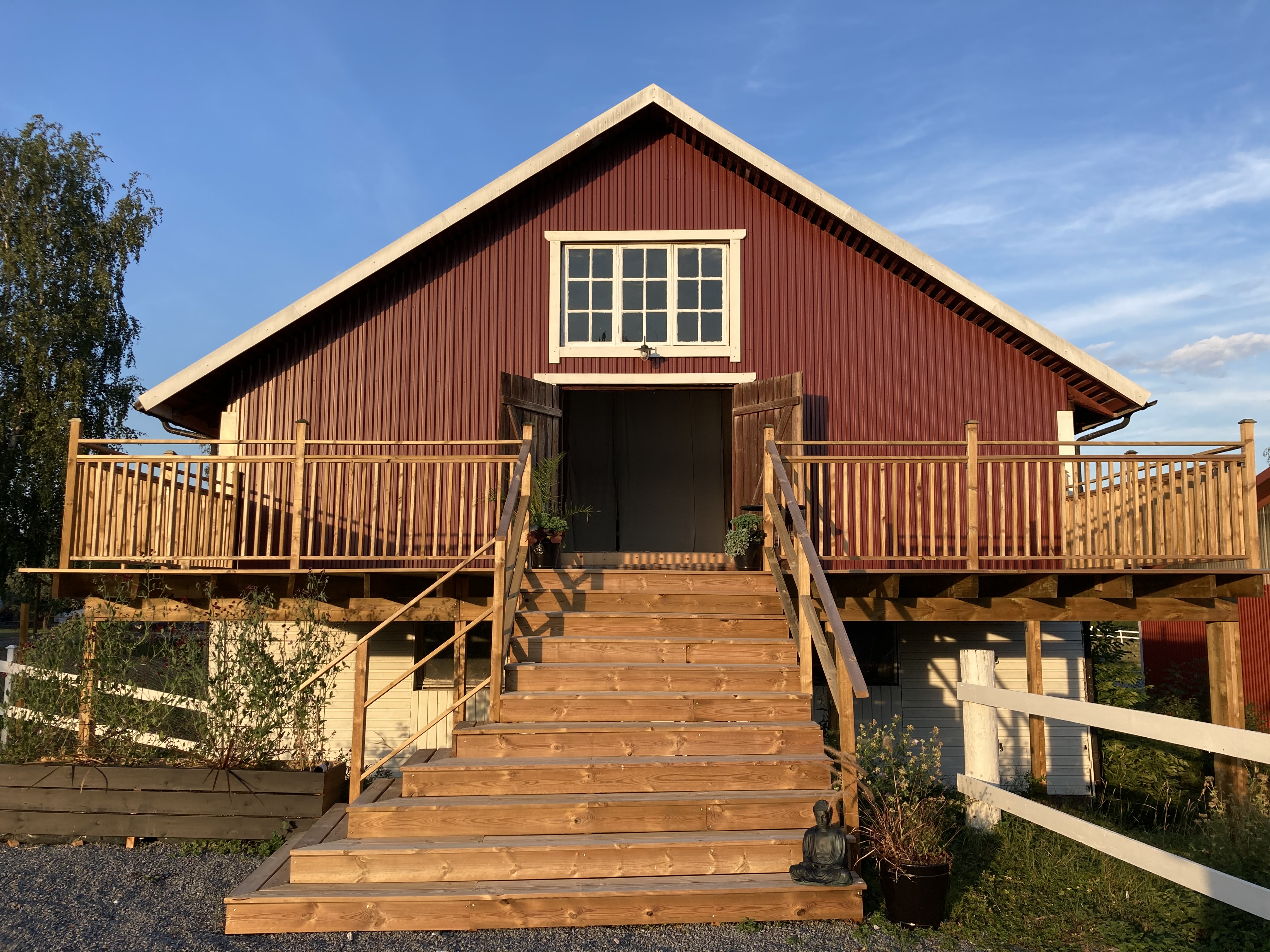 Yogastudio på logen