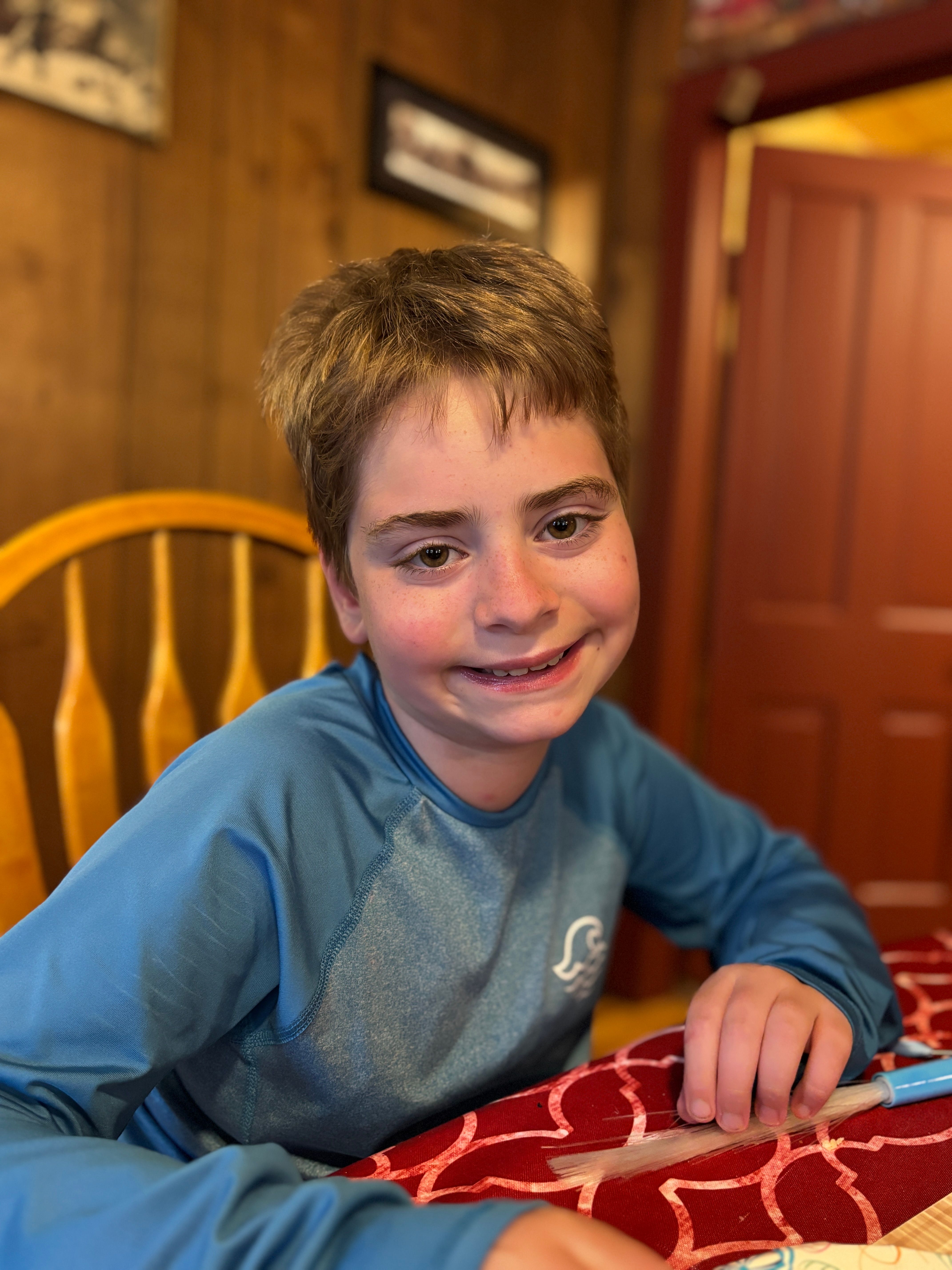 Duke is 11 years old and entering 6th grade. His influences include Dav Pilkey, John Patrick Green and Jeffrey Brown. Duke loves being an artist and is excited to have his first comic published. He really enjoyed meeting and working with other kids with the same interests in comic creation as him.