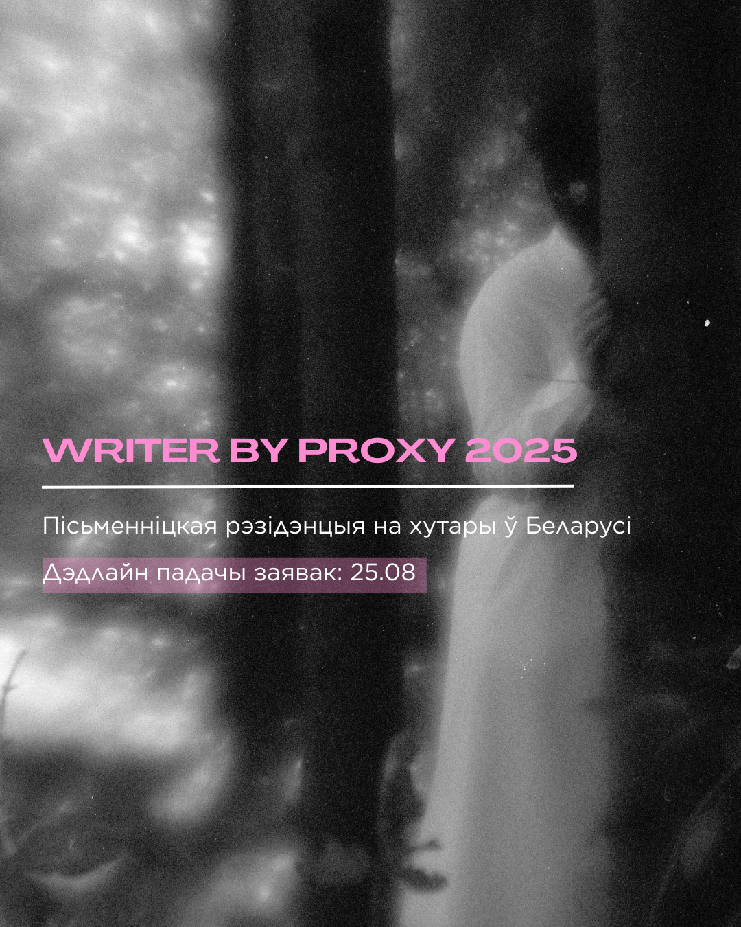 Writer BY proxy -- пісьменніцкая рэзідэнцыя на хутары для жанчын і квір-асоб