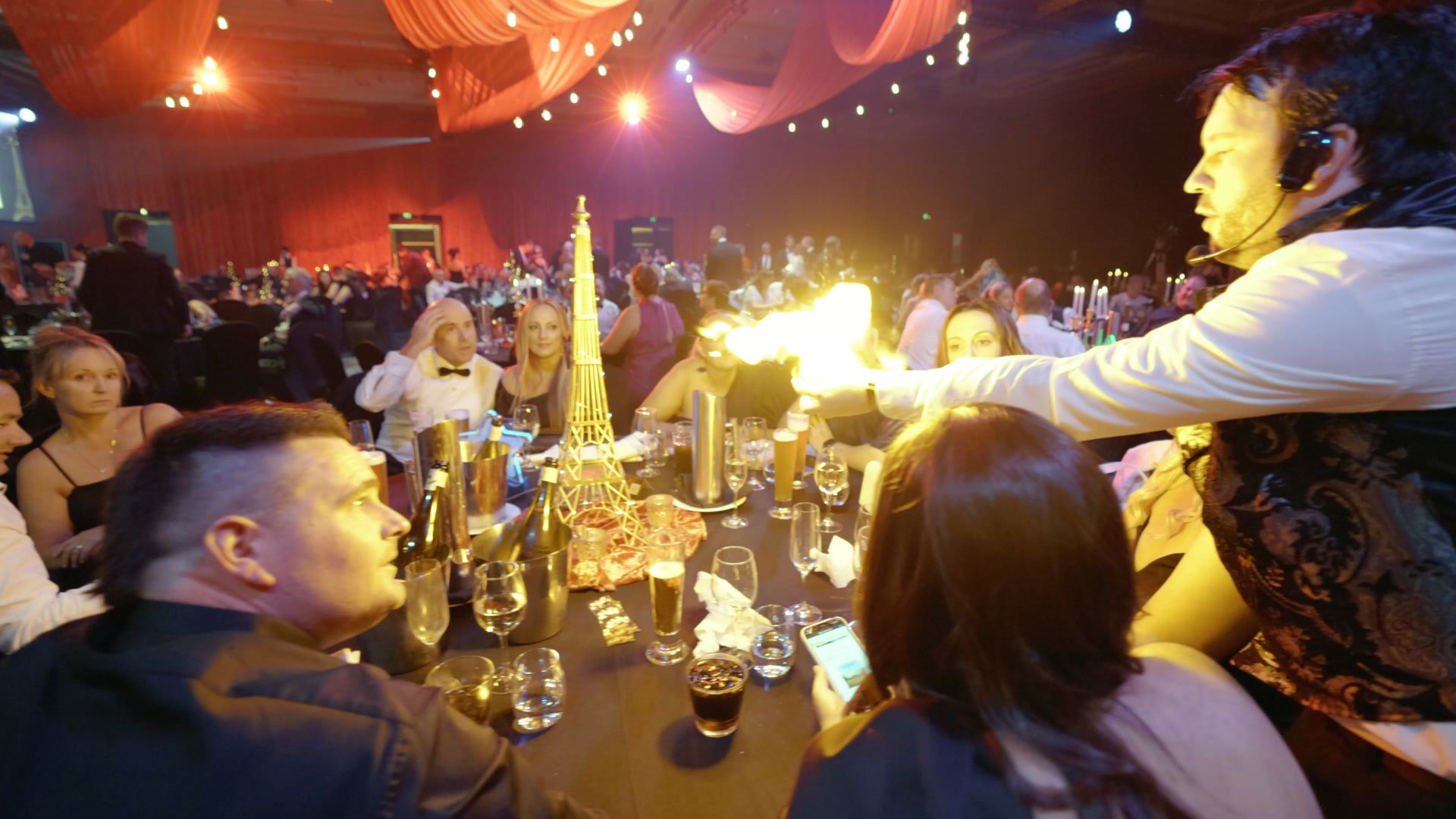 Performing photo of magician Blaze