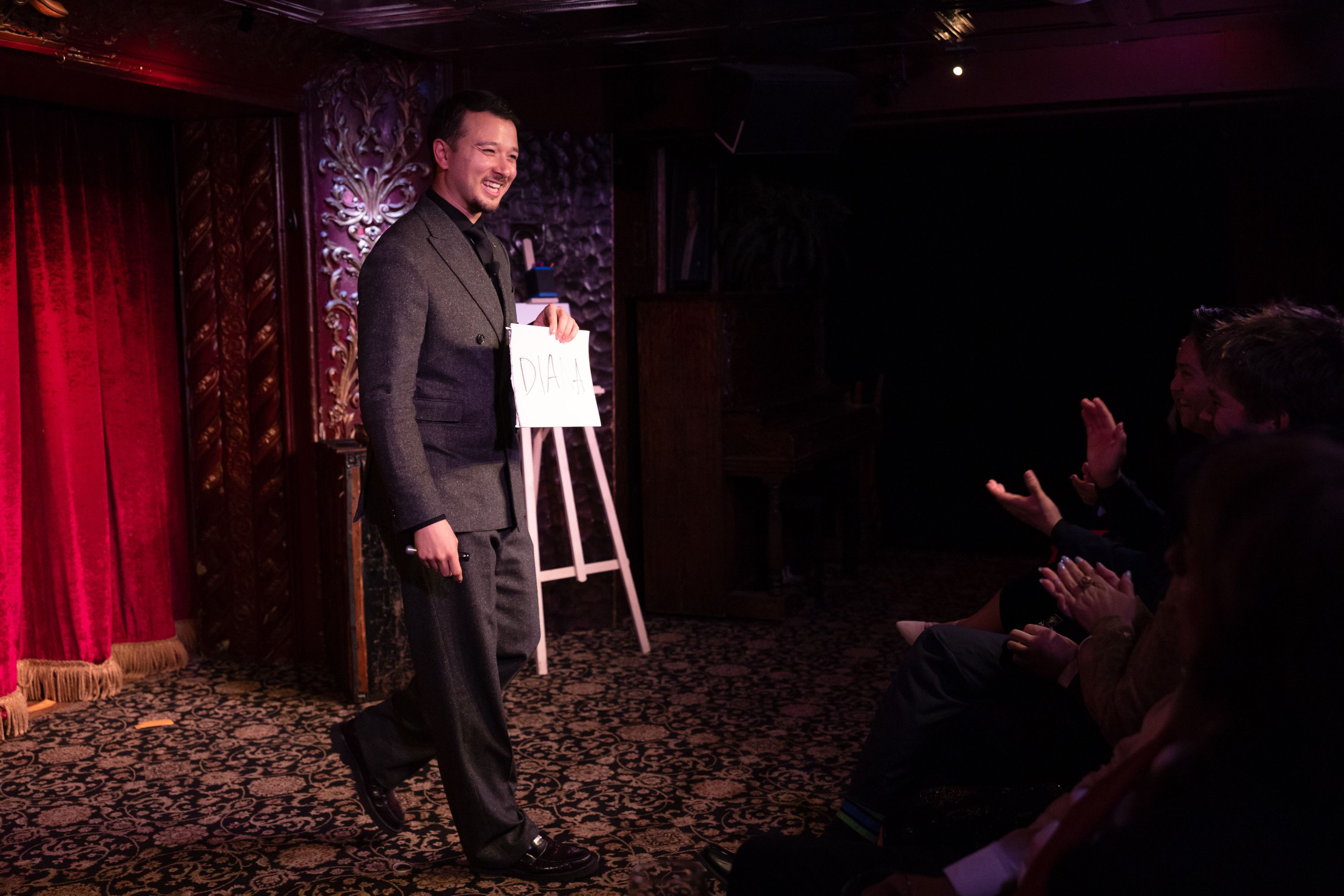 Performing photo of magician Jackson Ridd