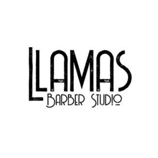 Llamas Barber Studio logo